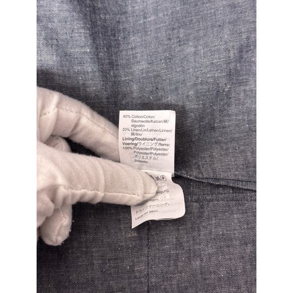 New J Crew Ludlow Jacket 44 R Mens Unstructured Blazer Cotton Linen Blue - Picture 11 of 12